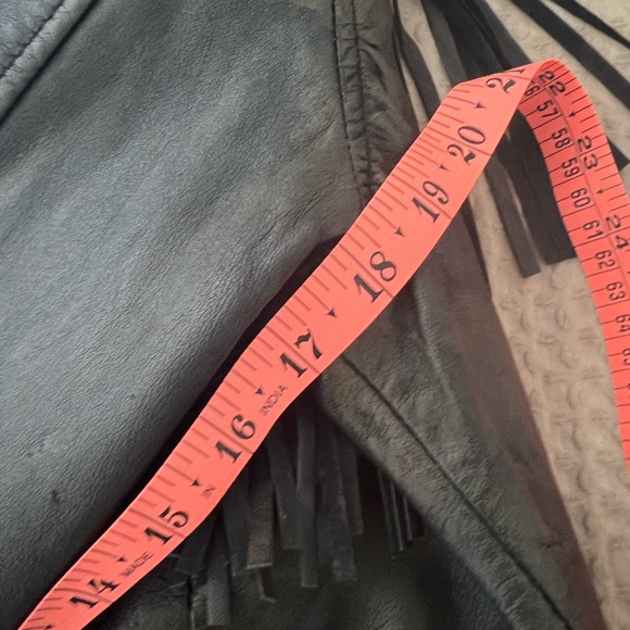 CRIPPLE CREEK | Distressed Leather Brown Studded Fringe Western Cowboy Jacket - Picture 11 of 12